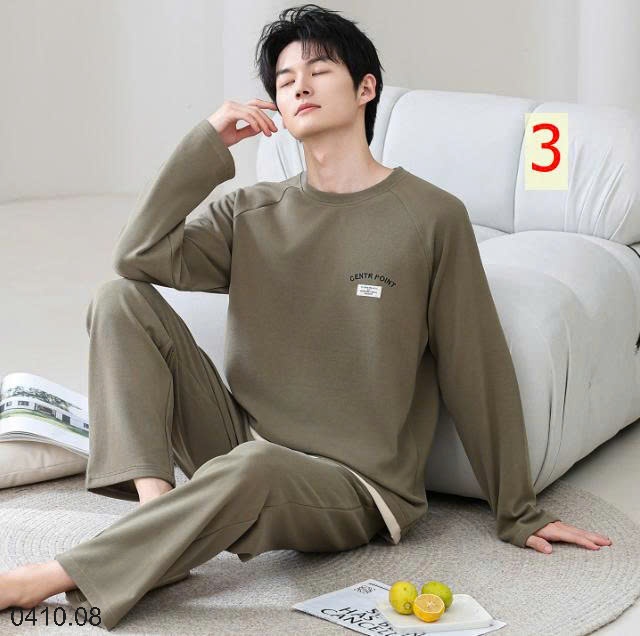 25HA0410.08 - BỘ NỈ MẶC NHÀ NAM
