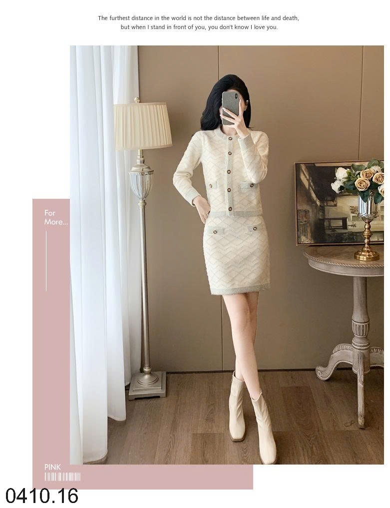 25HA0410.16 - SET VÁY LEN QUẢNG CHÂU CAO CẤP CHO NỮ
