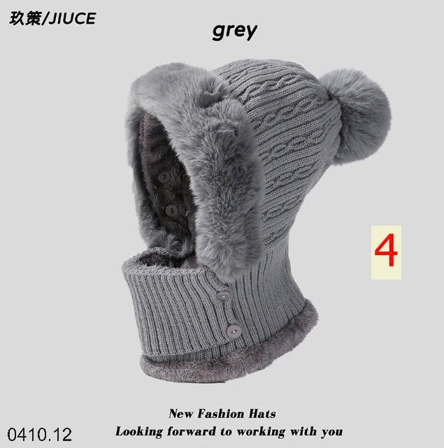 25HA0410.12 - MŨ LEN LÓT LÔNG CỔ LIỀN HÃNG JIUCE