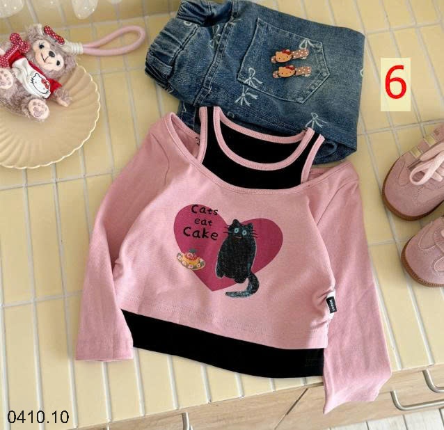 25HA0410.10 - ÁO THU ĐÔNG BÉ GÁI HÃNG NINGLI