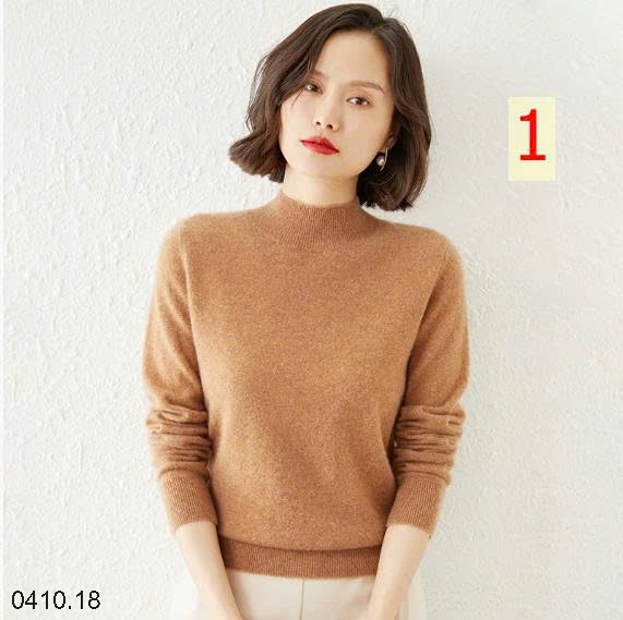 25HA0410.18 - ÁO LEN CỔ LỌ CHO NỮ