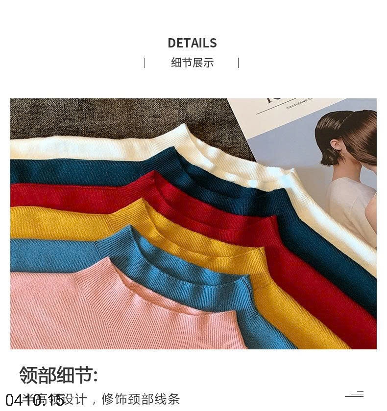 25HA0410.15 - SET 2 ÁO LEN CỔ LỌ TAY HẾN CHO NỮ