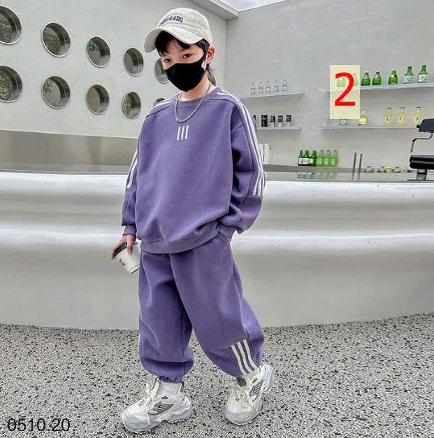 25HA0510.20 - BỘ NỈ BÉ TRAI SIZE ĐẠI