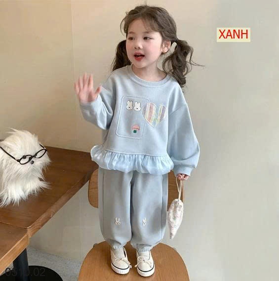 25HA0510.02 - BỘ NỈ NINGLI SIÊU XINH CHO BÉ GÁI