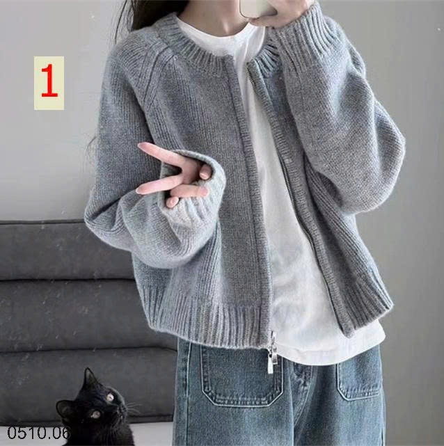 25HA0510.06 - KHOÁC LEN DÁNG NGẮN CHO NỮ