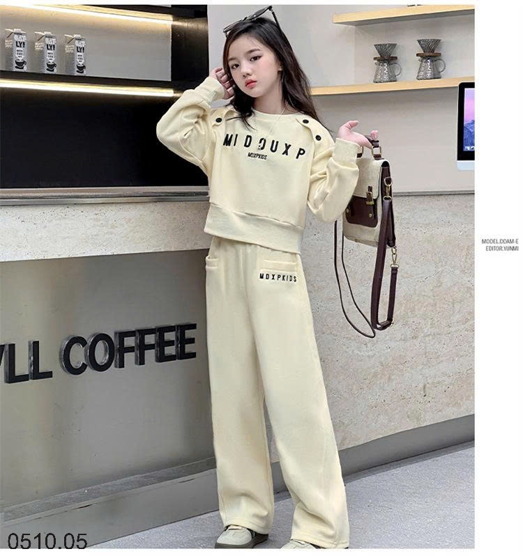 25HA0510.05 - BỘ NỈ BÉ GÁI SIZE ĐẠI