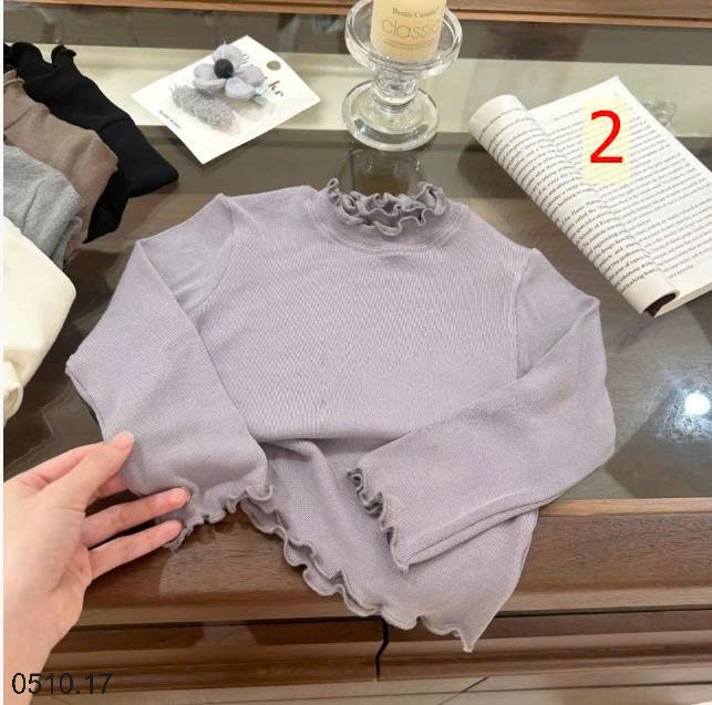 25HA0510.17 - SET 2 ÁO GIỮ NHIỆT VIỀN BÈO BÉ GÁI