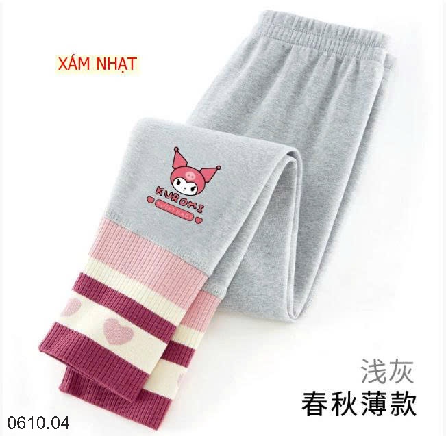 25HA0610.04 - SET 2 QUẦN LEGGING KUROMI BÉ GÁI