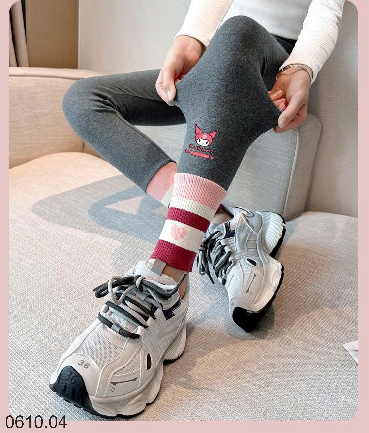 25HA0610.04 - SET 2 QUẦN LEGGING KUROMI BÉ GÁI