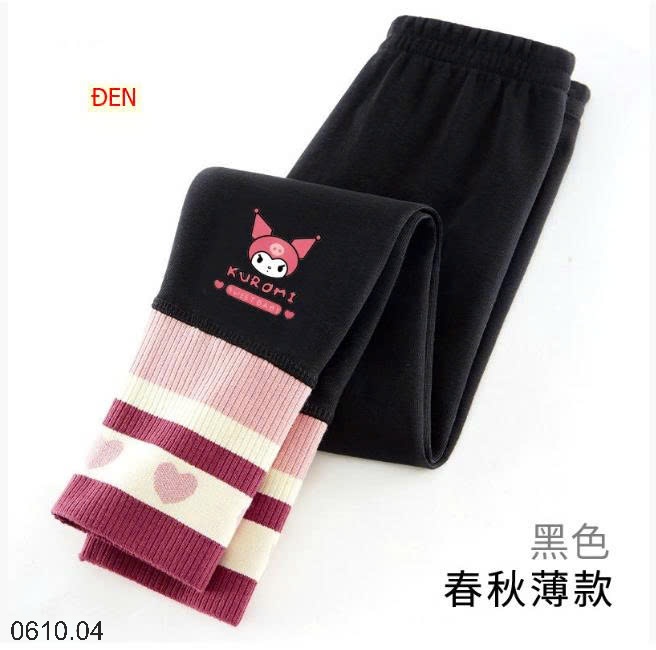 25HA0610.04 - SET 2 QUẦN LEGGING KUROMI BÉ GÁI