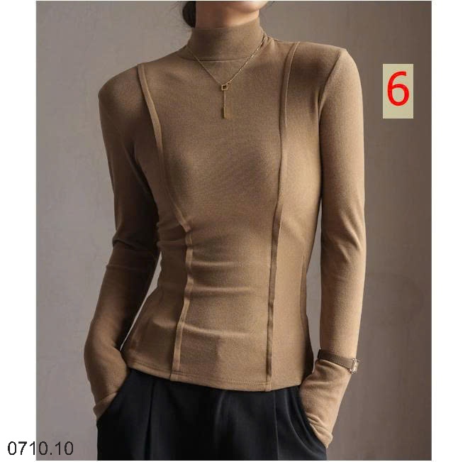 25HA0710.10 - ÁO GIỮ NHIỆT CỔ 3 PHÂN NỮ