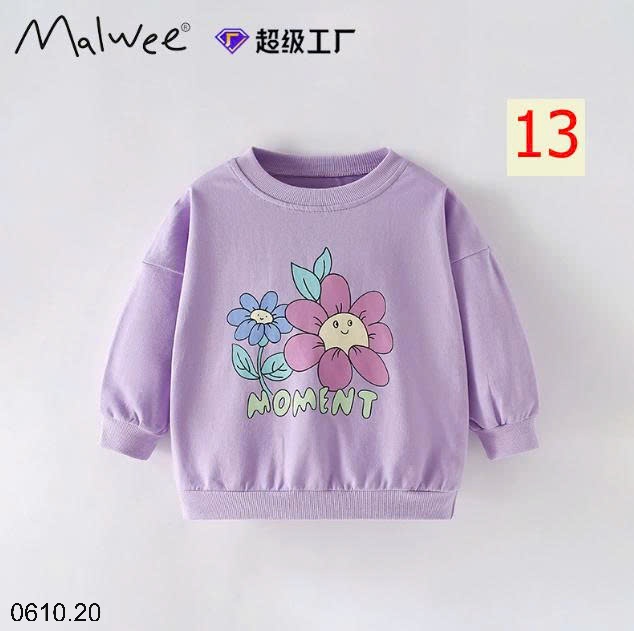 25HA0610.20 - ÁO NỈ MALWEE BÉ GÁI
