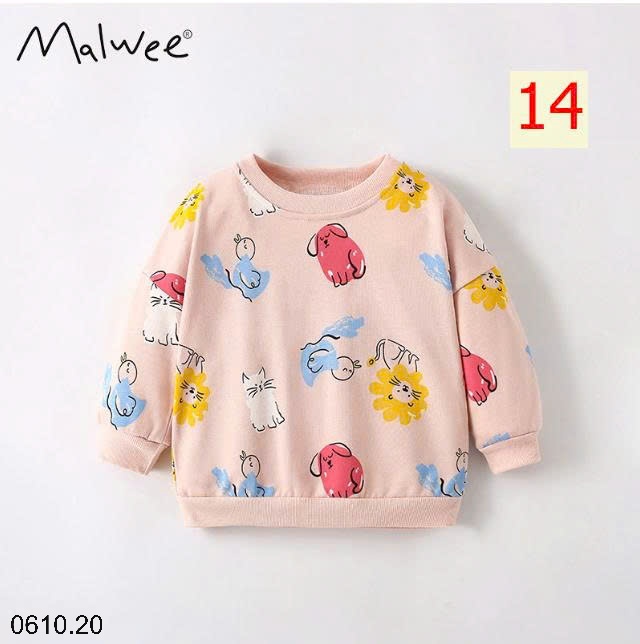 25HA0610.20 - ÁO NỈ MALWEE BÉ GÁI