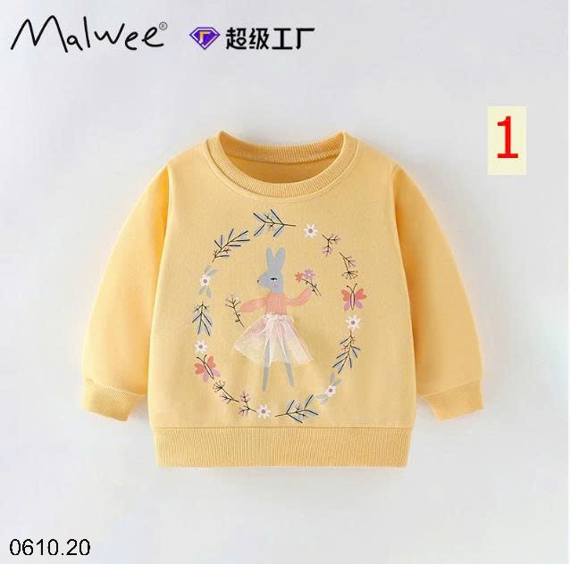 25HA0610.20 - ÁO NỈ MALWEE BÉ GÁI