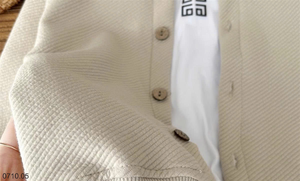 25HA0710.05 - ÁO KHOÁC CARDIGAN HÌNH GẤU HÀN QUỐC BÉ TRAI