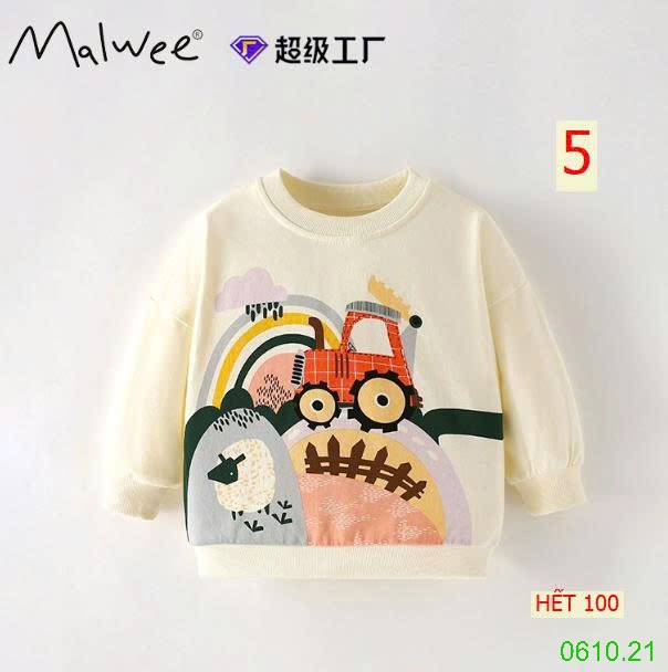 25HA0610.21 - ÁO NỈ MALWEE CHO BÉ TRAI