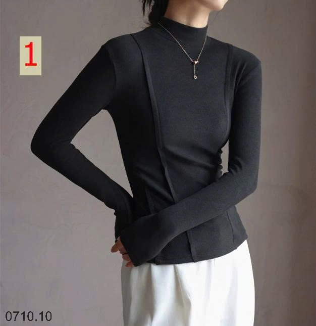 25HA0710.10 - ÁO GIỮ NHIỆT CỔ 3 PHÂN NỮ
