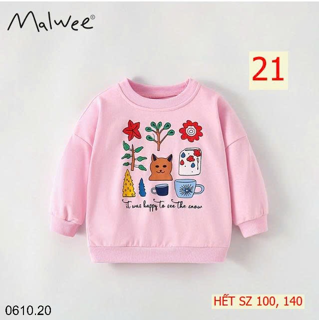 25HA0610.20 - ÁO NỈ MALWEE BÉ GÁI