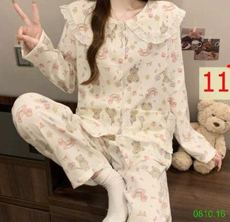 25HA0810.16 - BỘ THU ĐÔNG MẶC NHÀ VIỀN BÈO TIỂU THƯ