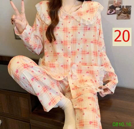 25HA0810.16 - BỘ THU ĐÔNG MẶC NHÀ VIỀN BÈO TIỂU THƯ
