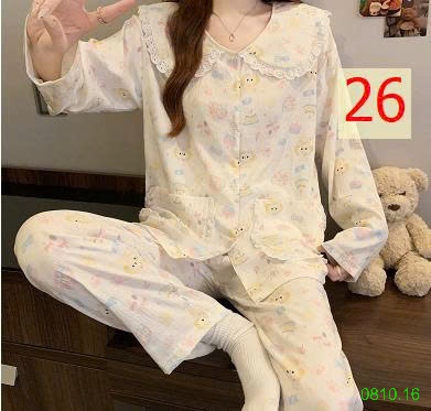 25HA0810.16 - BỘ THU ĐÔNG MẶC NHÀ VIỀN BÈO TIỂU THƯ