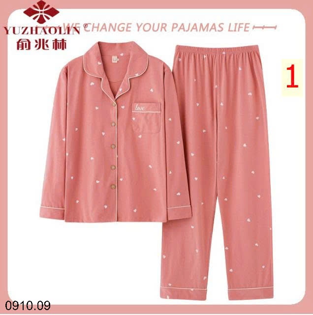 25HA0910.09 - BỘ PIZAMA MẶC NHÀ CHO NỮ