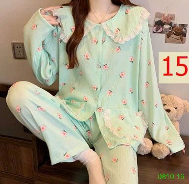 25HA0810.16 - BỘ THU ĐÔNG MẶC NHÀ VIỀN BÈO TIỂU THƯ