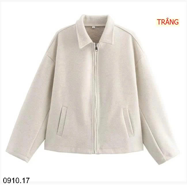 25HA0910.17 - ÁO KHOÁC DẠ DÁNG NGẮN