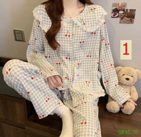 25HA0810.16 - BỘ THU ĐÔNG MẶC NHÀ VIỀN BÈO TIỂU THƯ