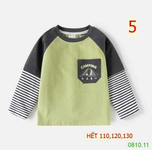 25HA0810.11 - ÁO THU ĐÔNG PHỐI TAY WELLKIDS