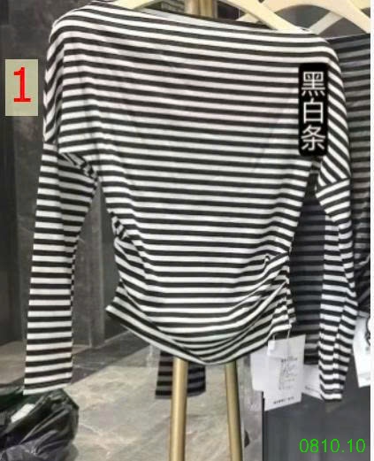 25HA0810.10 - ÁO THUN NỮ LỆCH VAI