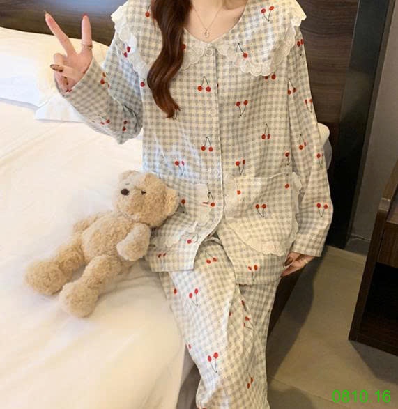 25HA0810.16 - BỘ THU ĐÔNG MẶC NHÀ VIỀN BÈO TIỂU THƯ