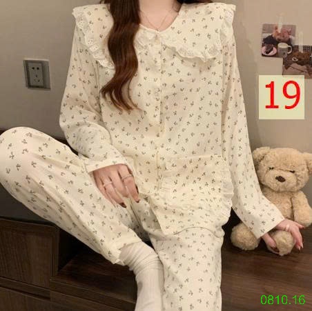 25HA0810.16 - BỘ THU ĐÔNG MẶC NHÀ VIỀN BÈO TIỂU THƯ