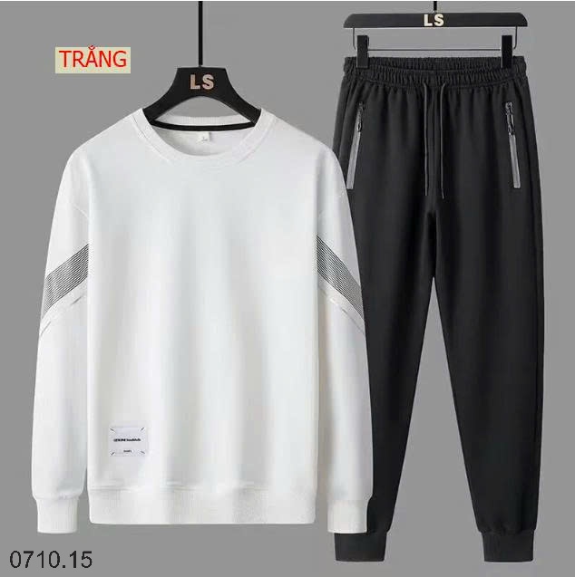 25HA0710.15 - BỘ NỈ THỂ THAO CHO NAM