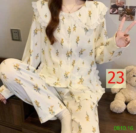 25HA0810.16 - BỘ THU ĐÔNG MẶC NHÀ VIỀN BÈO TIỂU THƯ