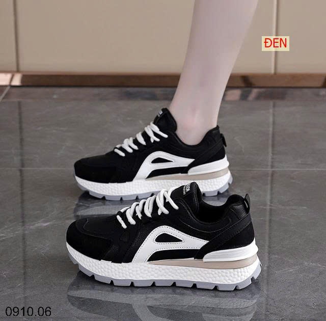 25HA0910.06 - GIÀY THỂ THAO ĐẾ DÀY CHO NỮ