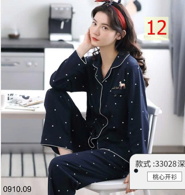 25HA0910.09 - BỘ PIZAMA MẶC NHÀ CHO NỮ