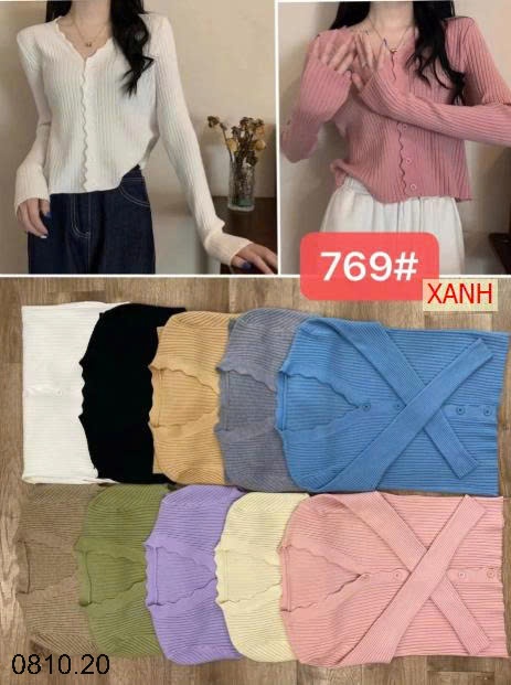 25HA0810.20 - ÁO CADIGAN NỮ MẶC THU