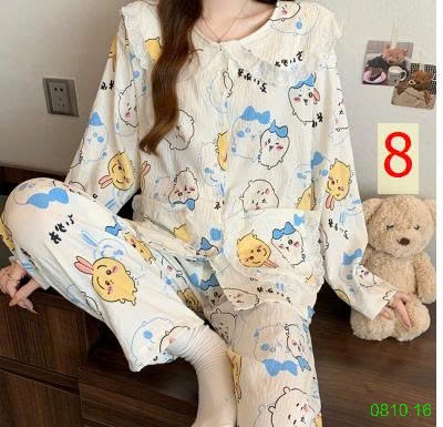 25HA0810.16 - BỘ THU ĐÔNG MẶC NHÀ VIỀN BÈO TIỂU THƯ