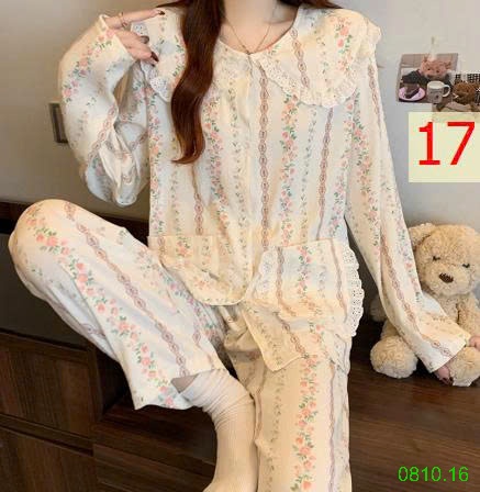 25HA0810.16 - BỘ THU ĐÔNG MẶC NHÀ VIỀN BÈO TIỂU THƯ