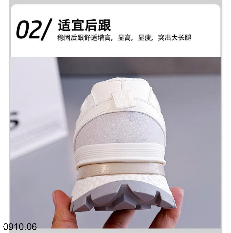 25HA0910.06 - GIÀY THỂ THAO ĐẾ DÀY CHO NỮ