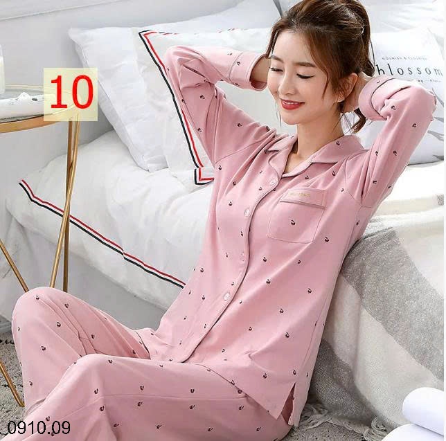 25HA0910.09 - BỘ PIZAMA MẶC NHÀ CHO NỮ