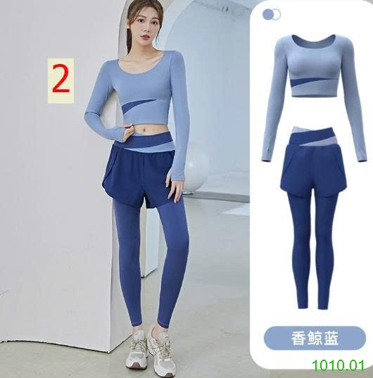 25HA1010.01 - SET BỘ YOGA DÀI TAY NỮ