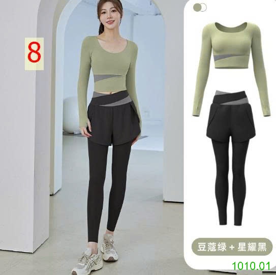 25HA1010.01 - SET BỘ YOGA DÀI TAY NỮ