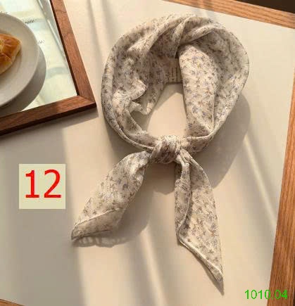 25HA1010.04 - SET 2KHĂN TƠ LỤA HỌA TIẾT