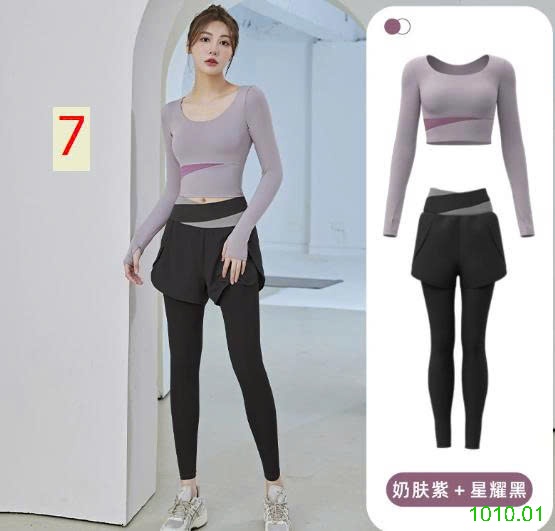 25HA1010.01 - SET BỘ YOGA DÀI TAY NỮ