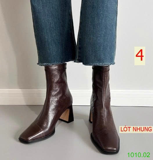 25HA1010.02 - GIÀY BỐT NGẮN KIỂU HÀN QUỐC