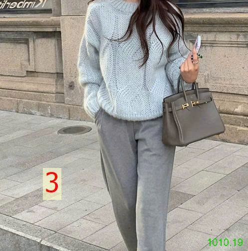 25HA1010.19 - ÁO LEN DỆT KIM NỮ