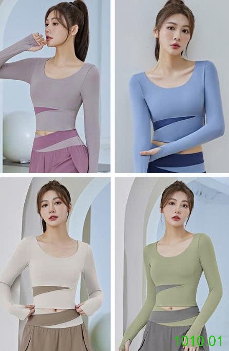 25HA1010.01 - SET BỘ YOGA DÀI TAY NỮ
