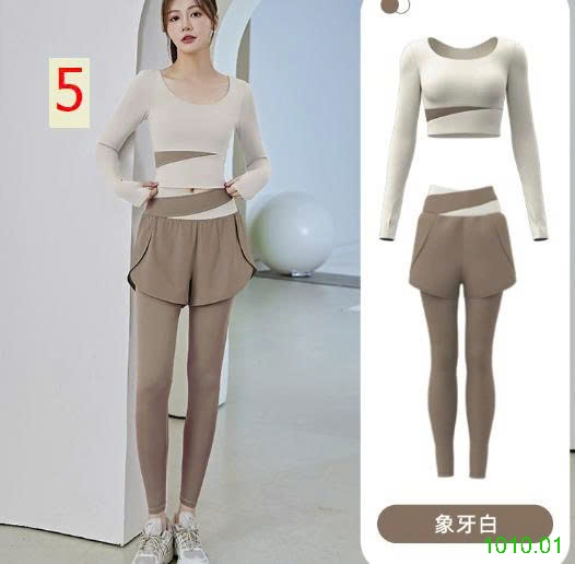 25HA1010.01 - SET BỘ YOGA DÀI TAY NỮ